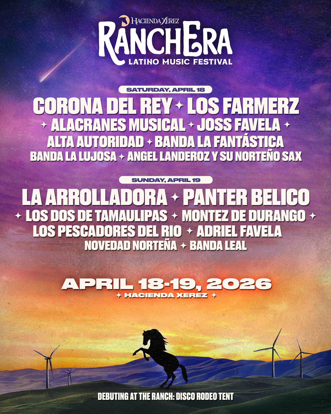 Official RanchEra Music Festival 2026 poster